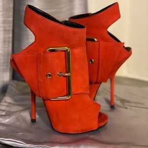 Orange Giuseppe Zanotti heels